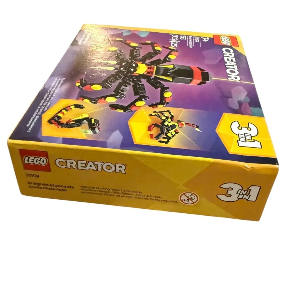 NEW LEGO Creator 3-in-1 Surprising Spider 31159 Building Toy 153 Pcs New Sealed